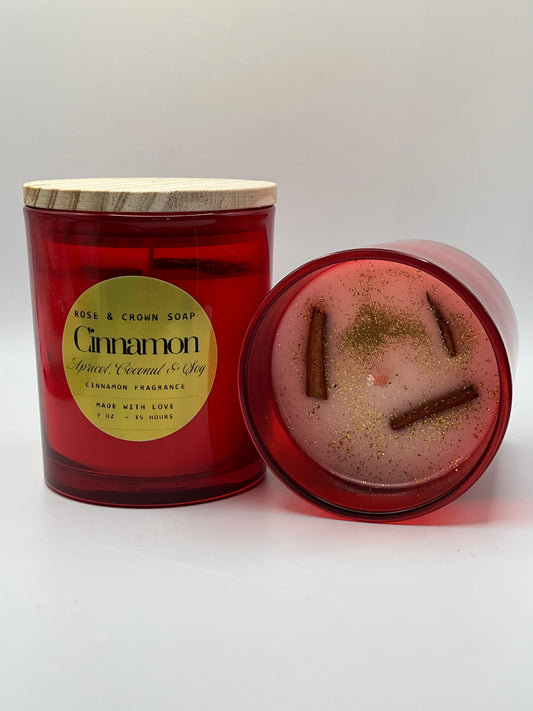Cinnamon - Apricot, Coconut & Soy Wax Candle