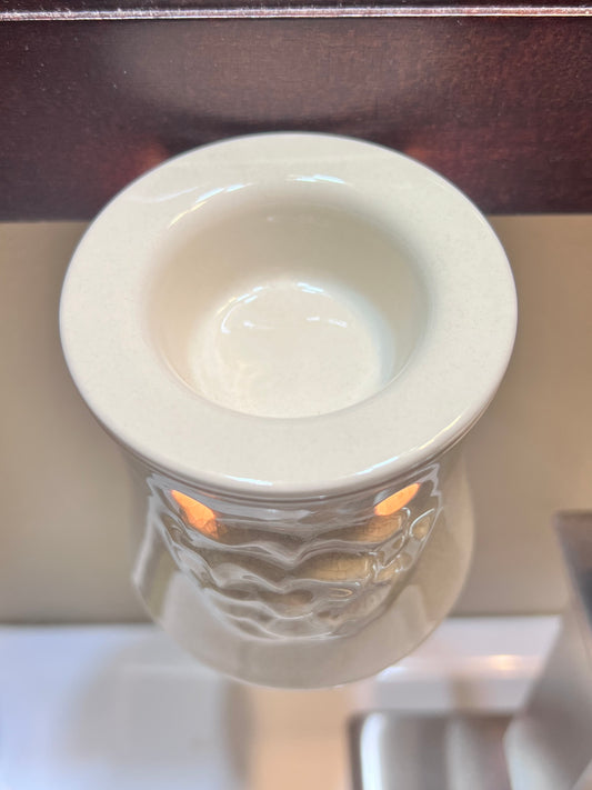 Plug-In Wax Melter -Ceramic Ivory