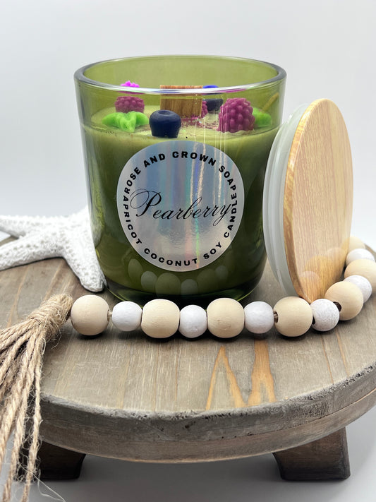 Pearberry - Organic Apricot, Coconut & Soy Wax Candle