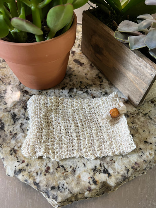 Exfoliating Sisal Soap Pouch