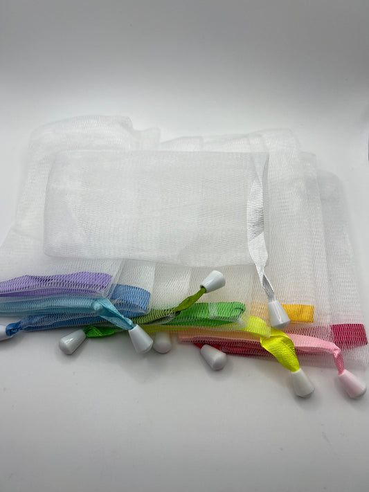 Nylon Mesh Exfoliating Soap Pouch