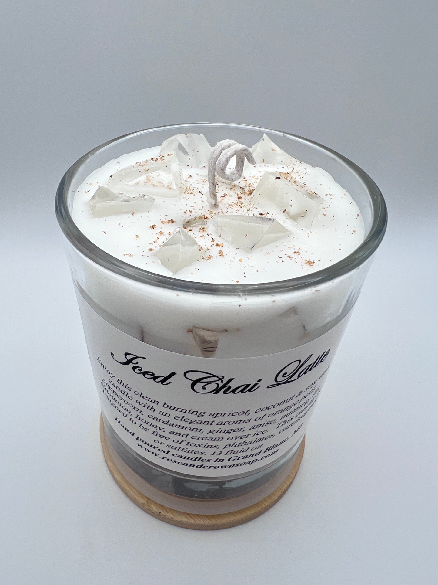 Iced Chai Latte - Apricot, coconut & Soy Wax Candle