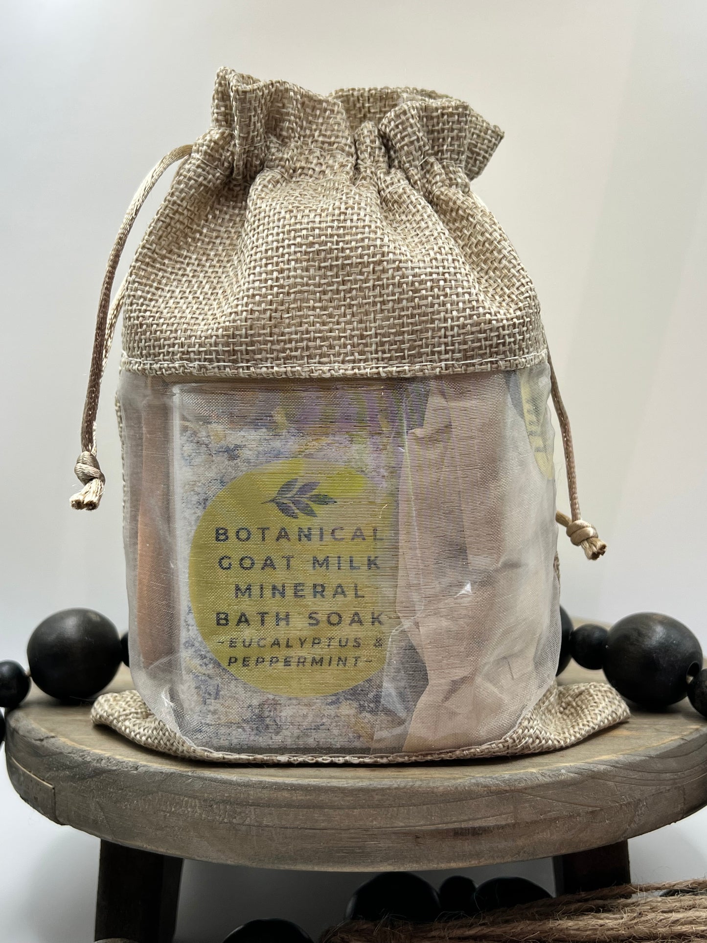 Botanical Goat Milk Mineral Bath Soak & Herbal Tea Bundle