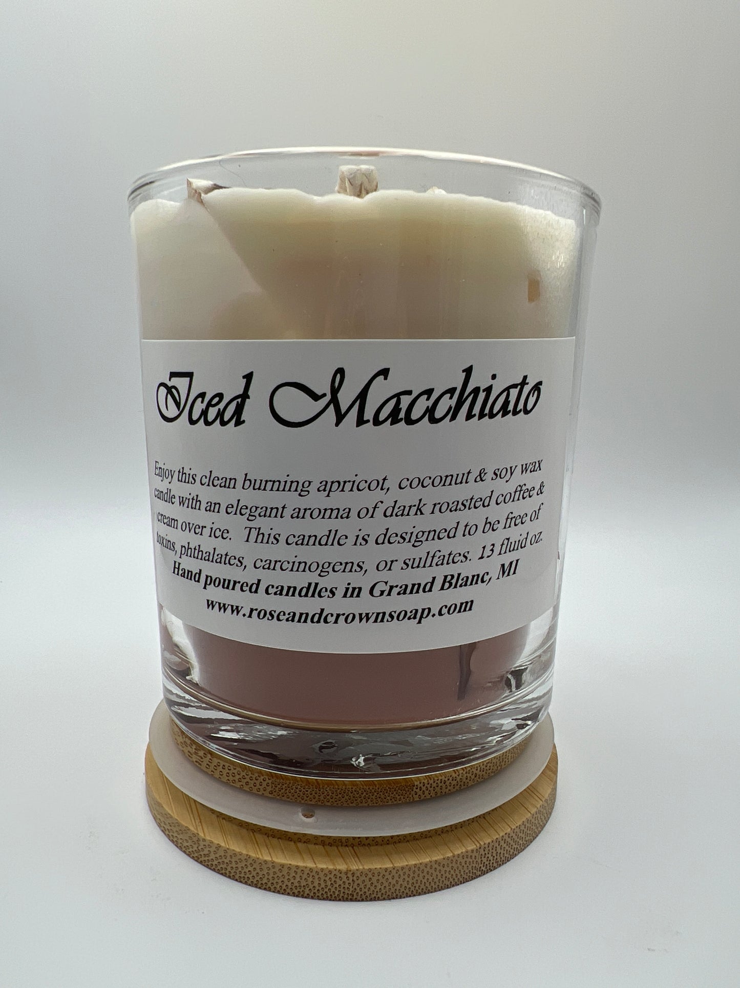 Iced Macchiato- Apricot, coconut & Soy Wax Candle