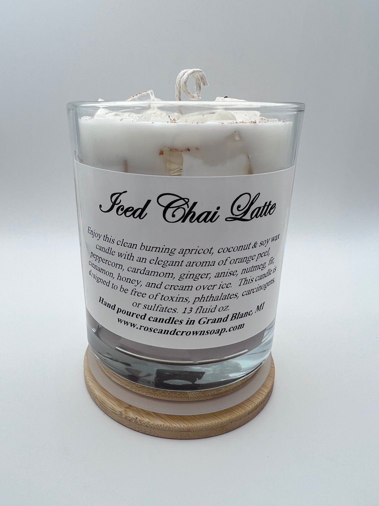 Iced Chai Latte - Apricot, coconut & Soy Wax Candle