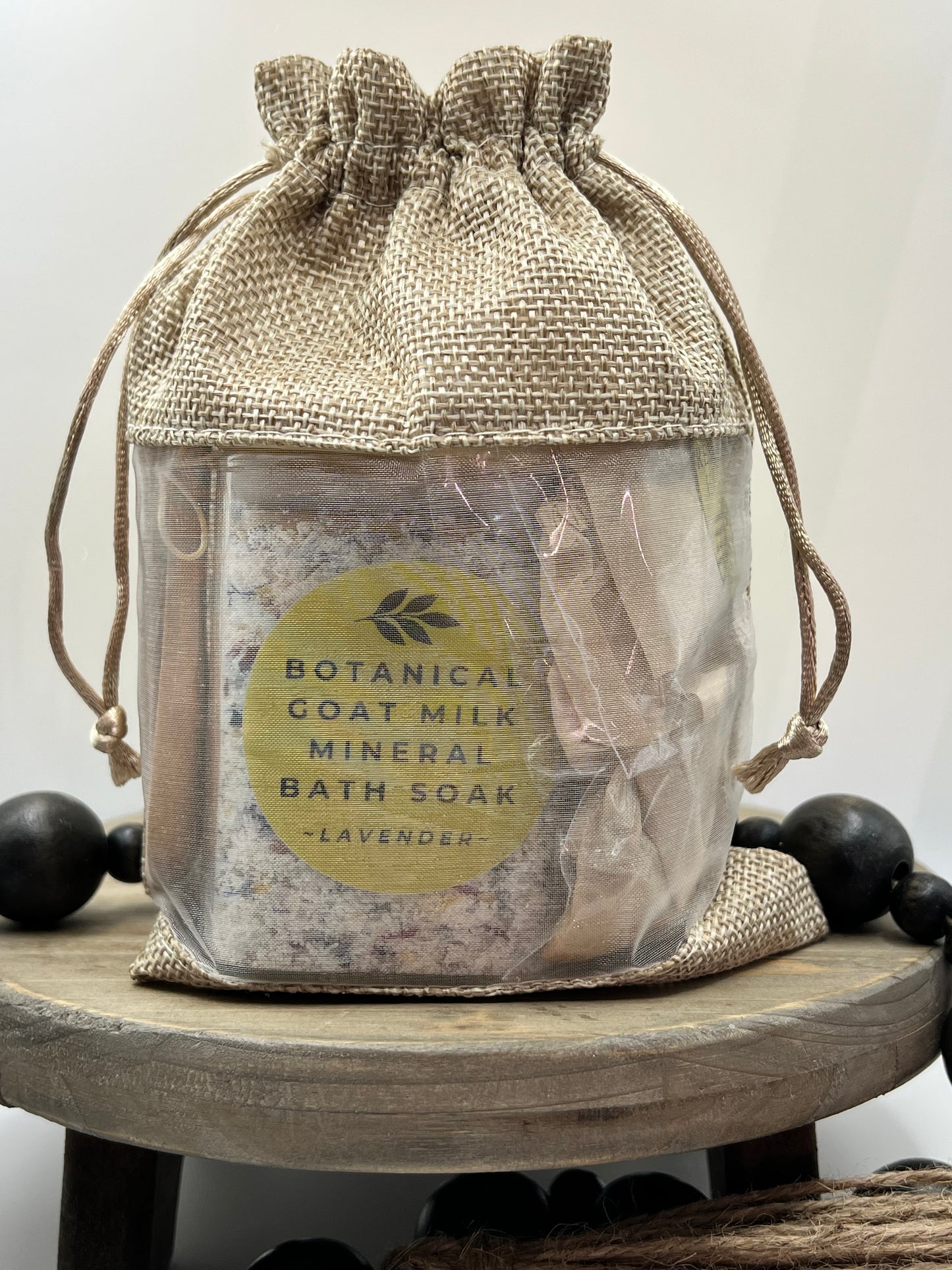 Botanical Goat Milk Mineral Bath Soak & Herbal Tea Bundle