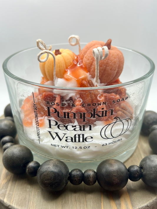 Pumpkin Pecan Waffle -Apricot, Coconut & Soy Candle