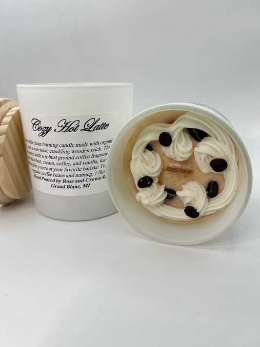 Cozy Hot Latte - Organic Soy Wax Candle