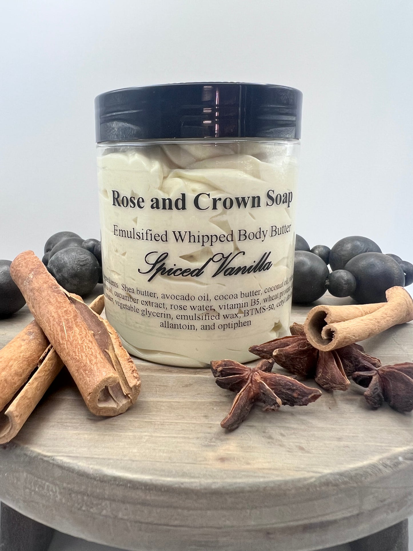 Emulsified & Whipped Body Butter - Spiced Vanilla