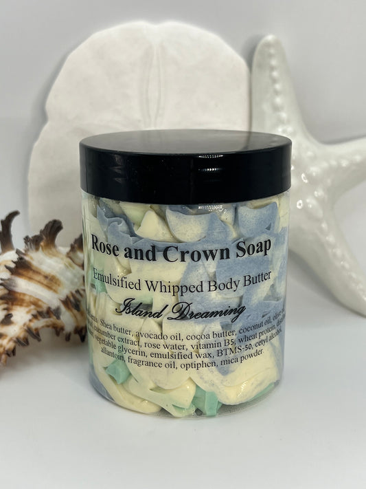 Emulsified & Whipped Body Butter - Island Dreaming