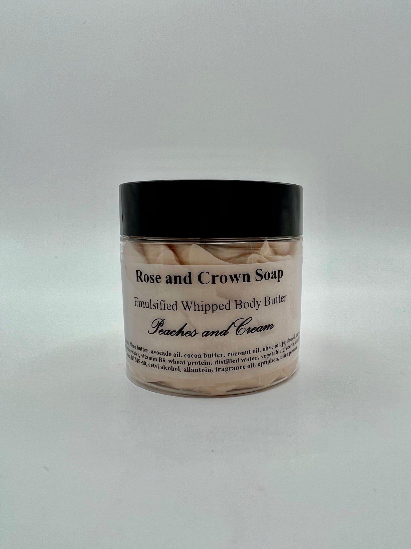 Emulsified & Whipped Body Butter - Peaches and Cream